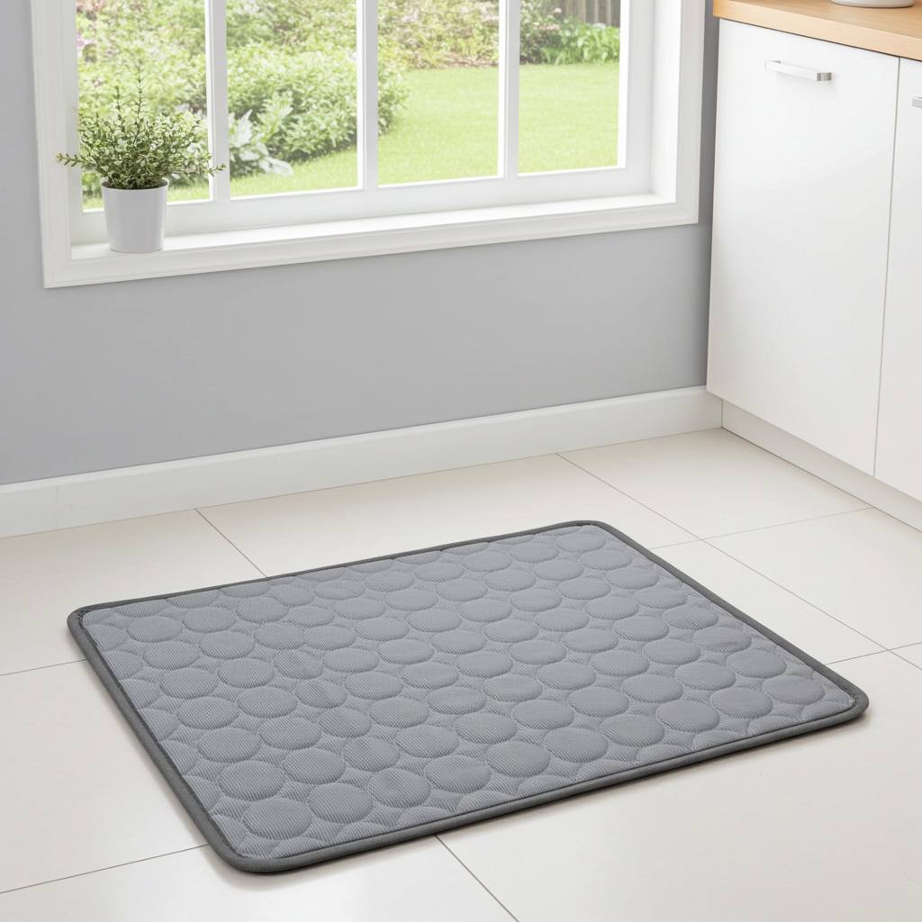 Tapis Rafraîchissant pour Chien, chat et lapin, effet Fraîcheur Instantané, Résistant et Confortable